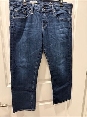 AG “Tomboy” Crop Relaxed Straight Women’s Jeans
